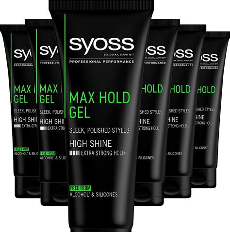 Syoss Max Hold Gel 250ml - 6 pezzi : Amazon.it: Bellezza