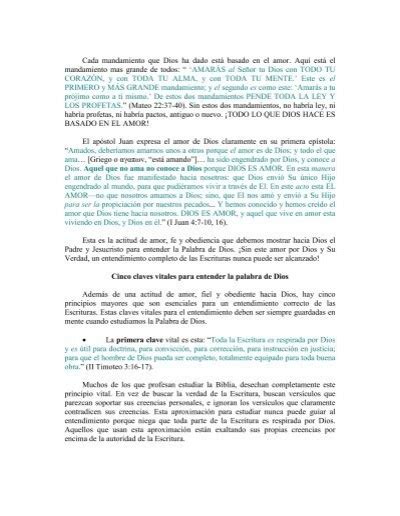 14 reglas para estudio bÃblico Iglesia de Dios Cristiana y BÃblica