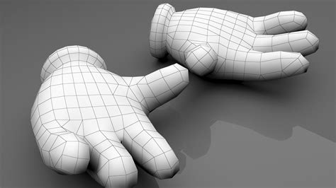 Glove Hands 3d Model 5 Fbx Free3d