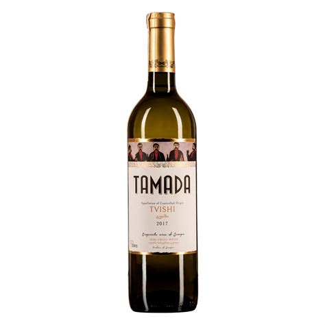Вино Tamada Tvishi, белое полусладкое, 0,75 л, Кахетия, Грузия - купить ...