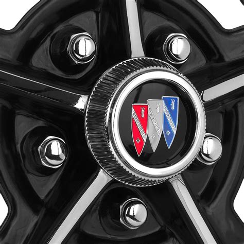 Wheel Vintiques® Buick Rally Wheels Chrome With Semi Gloss Black Windows Rims