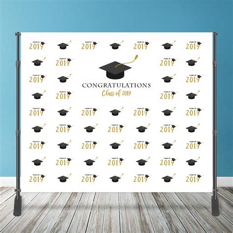 Graduation Backdrop With Stand Branded Event Walls