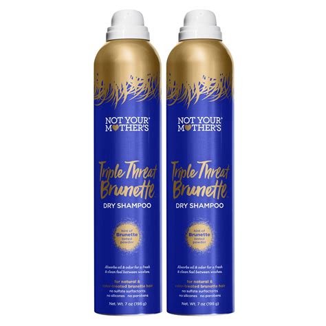 Not Your Mother S Triple Threat Brunette Dry Shampoo 2 Pack 7 Oz Tinted Dry Shampoo For