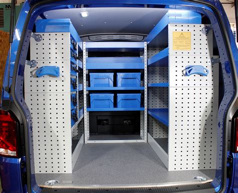 Volkswagen Transporter Kombi Van Racking For Plumbing Van Racking