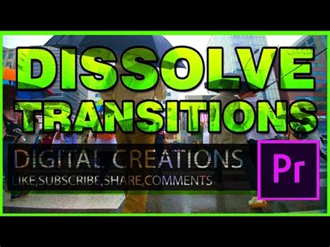 How To ADD CROSS DISSOLVE In Premiere Pro Cc 2019 YouTube