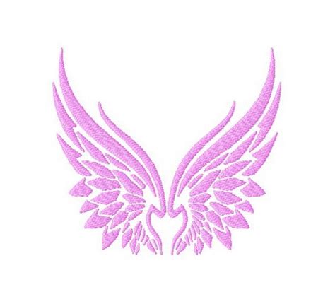 Angel Wings Machine Embroidery Design Butterfly Wings Etsy