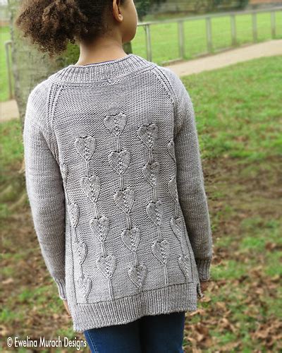 Ravelry Heart Cardigan Pattern By Ewelina Murach