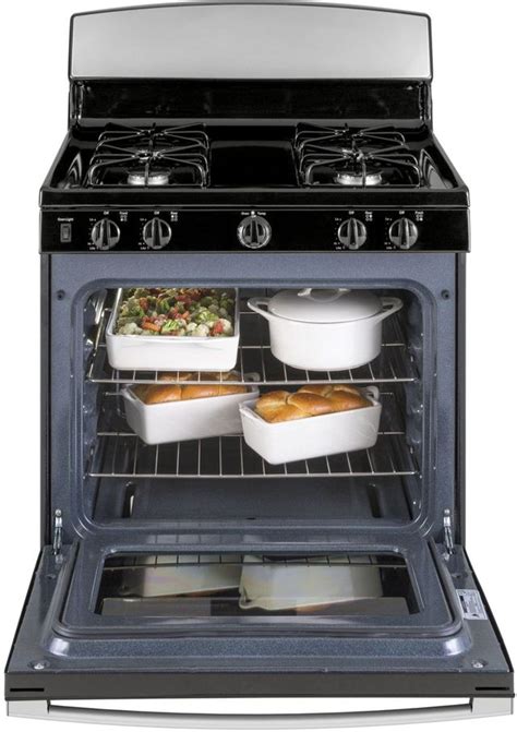 GE 30" Stainless Steel Freestanding Gas Range | Big Sandy Superstore ...