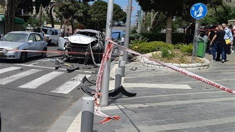 Momentul N Care Un Vehicul Capcan A Explodat La Haifa Sunt Cel Pu In