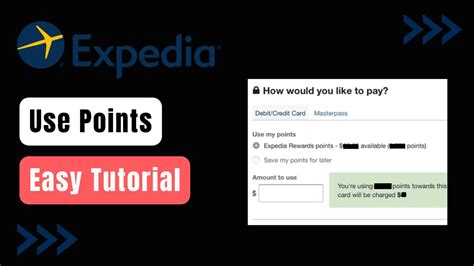 How To Use Points In Expedia Youtube