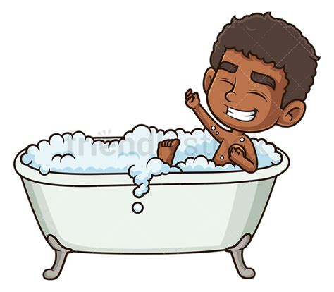 Have A Bath Clipart Black