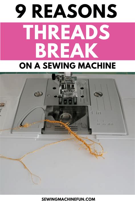 Reasons Thread Keeps Breaking On Your Sewing Machine