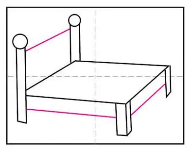 Straightforward Methods to Draw a Mattress Tutorial and Mattress Coloring Web page - Artshow24