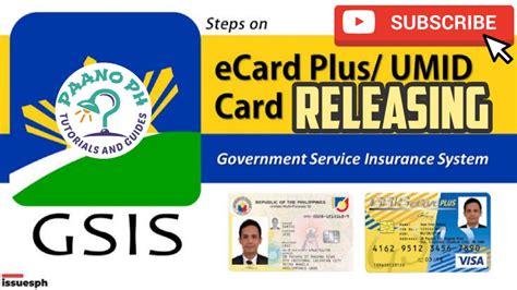 Paano Ang Releasing Ng Gsis Umid Card Youtube