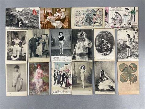 Postcards Nude And Risque Matthew Bullock Auctioneers