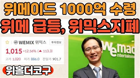 코구점심라방 관호형 블록딜로 위메이드 주가 급락 박관호 의장의 의도는 박관호지분위메이드박관호지분매각박관호위믹스매입