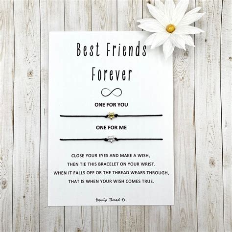 Friends Forever Infinity Sign, Friendship Bracelets for 2, Best Friends ...