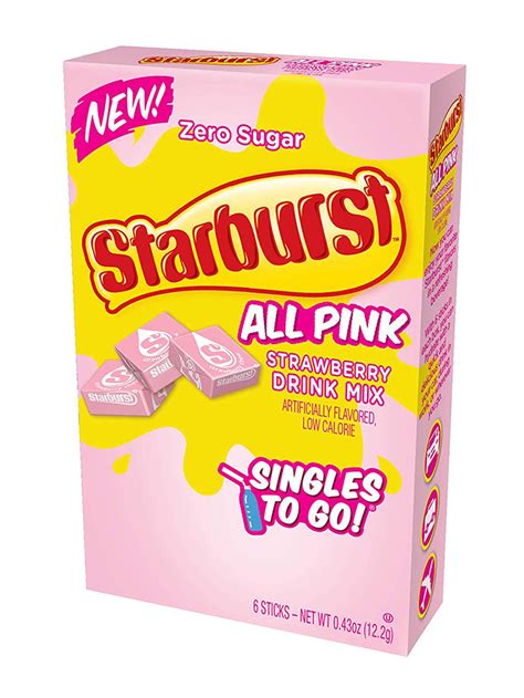 New Zero Sugar Starburst Singles Turn The Taste Of Water Into Delicious