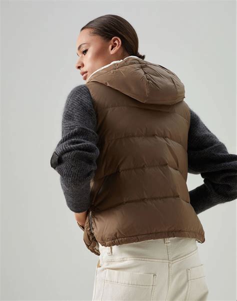 Nylons Down Vest Brunello Cucinelli Harrods Outerwear Winter