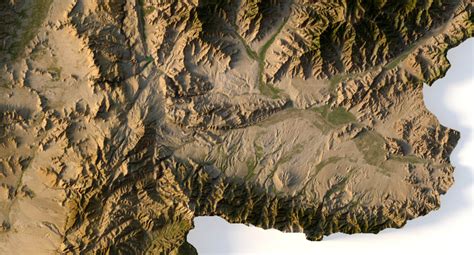 Afghanistan Terrain - 3D Model by Shustrik