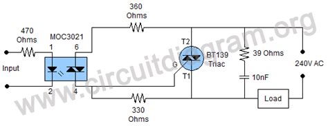 Solid State Relay | Circuit Diagram