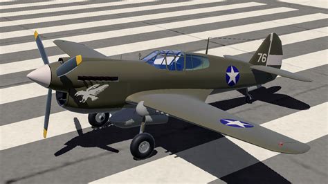 SimplePlanes Curtiss P 40 E Warhawk