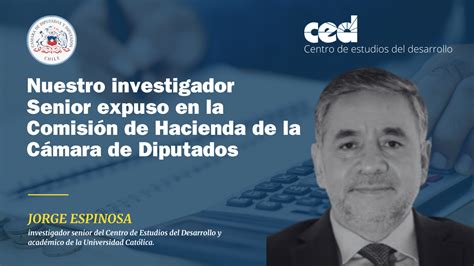 Investigador Senior del CED expuso en la Comisión de Hacienda de la