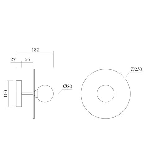 Disc And Sphere Atelier Areti Wall Lamp Milia Shop