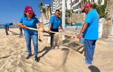 Retiran Toneladas De Basura En Playas De Acapulco Tras Otis