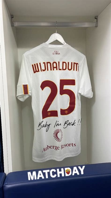 FOTO Lecce Roma L Entusiasmo Di Wijnaldum Sono Tornato