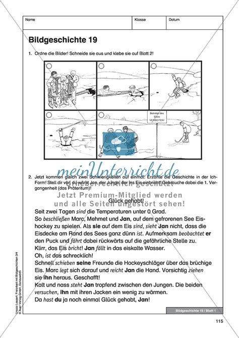 Spannende Bildergeschichten Zum Ausdrucken