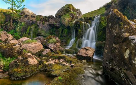 Waterfall With Rocks - 1920x1080 Wallpaper - teahub.io