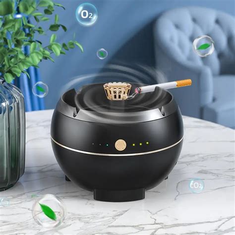 Smokeless Ashtray Negative Ion Air Purifier Cigarettes Ash Tray Fresh