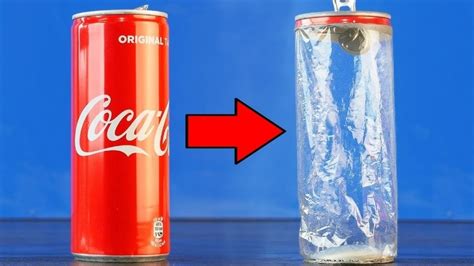 Coca Cola And Drain Cleaner The Secret Of The Aluminum Can Amazing