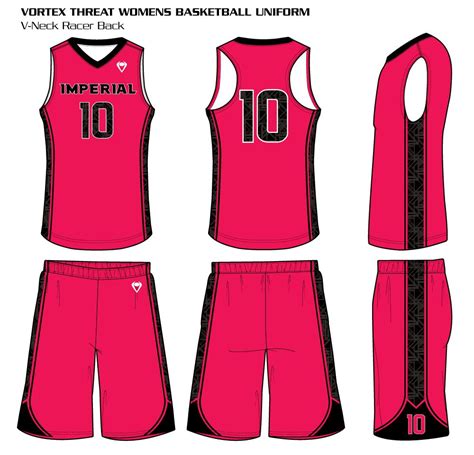 Vortex Women S Sublimated Basketball Uniforms Are Lightweight And