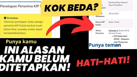 Belum Penetapan Kip Kuliah Tapi Teman Sudah Ini Penyebabnya Kapan