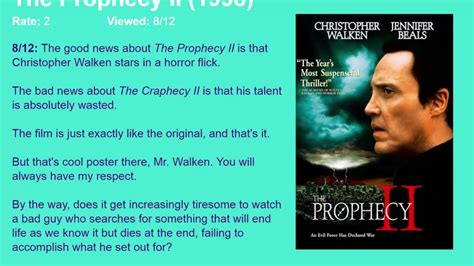 Movie Review The Prophecy Ii 1998 Hd Youtube