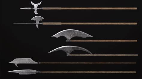 Medieval Weapon - Polearms II 3D Model by Viverna