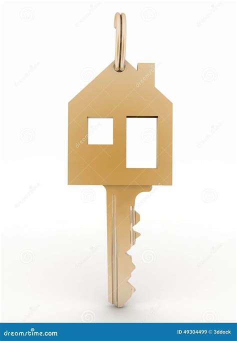 Symbol house key stock illustration. Illustration of estate - 49304499