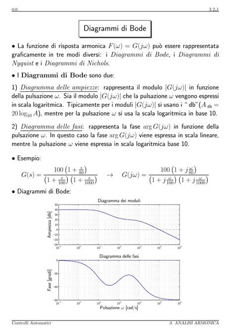 Pdf Diagrammi Di Bode Unimorelbiagiotti Materialeca Ca A