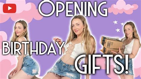 Opening Birthday Gifts Unboxing Sex Toys Youtube