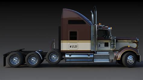 ArtStation - Kenworth W900 Sleeper | Resources