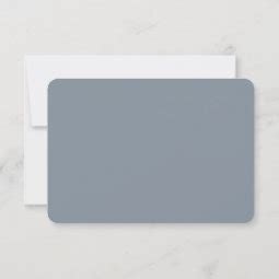 Dusty Blue Gray Wedding Color Palette Card Zazzle