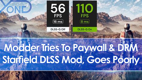 Modder Tries To Paywall DRM Starfield DLSS 3 Mod And It Goes Poorly