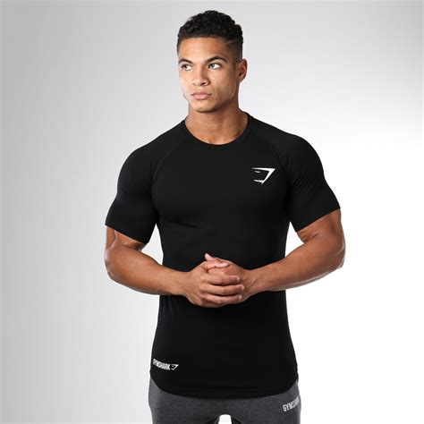 Gymshark Form Fitted T Shirt Black Gymshark