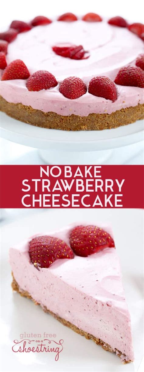 Gluten Free Strawberry Cheesecake