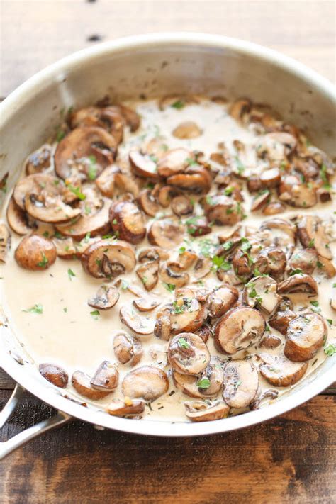 Easy Creamy Mushrooms Damn Delicious