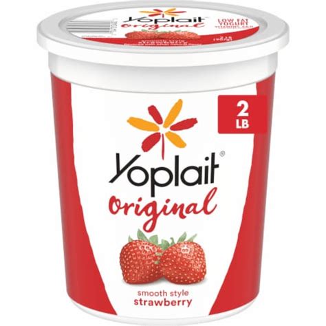 Yoplait Original Strawberry Low Fat Smooth Style Yogurt Tub Oz