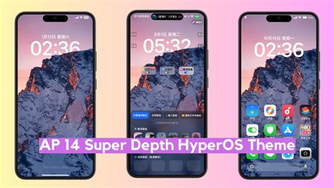 AP14 Super Depth HyperOS Theme For Xiaomi With Dynamic Island HyperOS