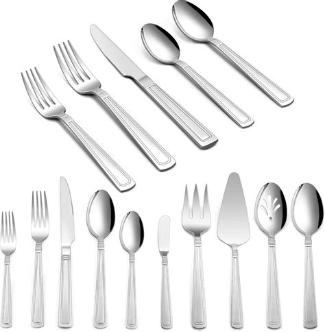 Amazon LIANYU Heavy Duty Silverware Set With Serving Utensils